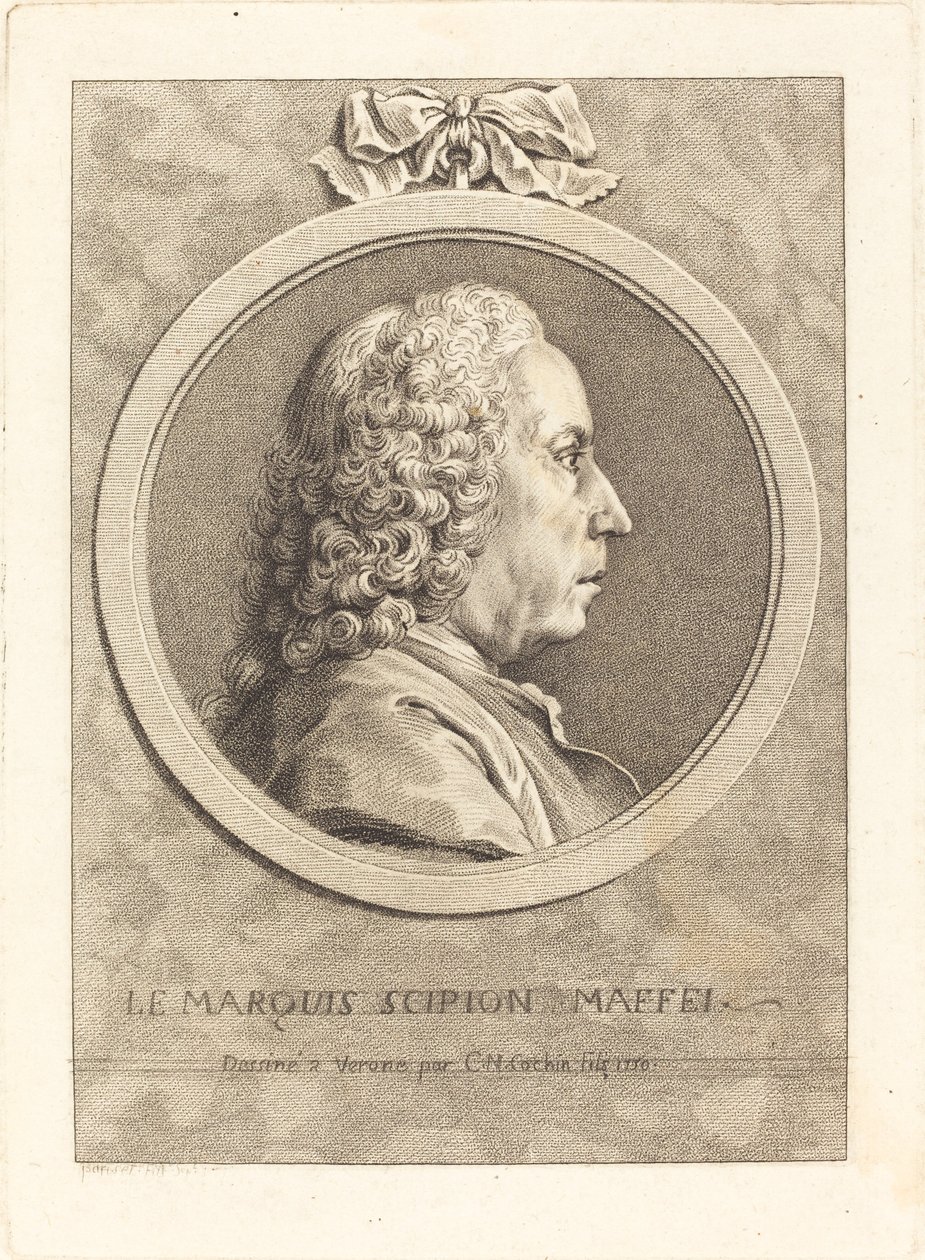 Markiisi Scipio Maffei tekijältä Charles Nicolas Cochin II