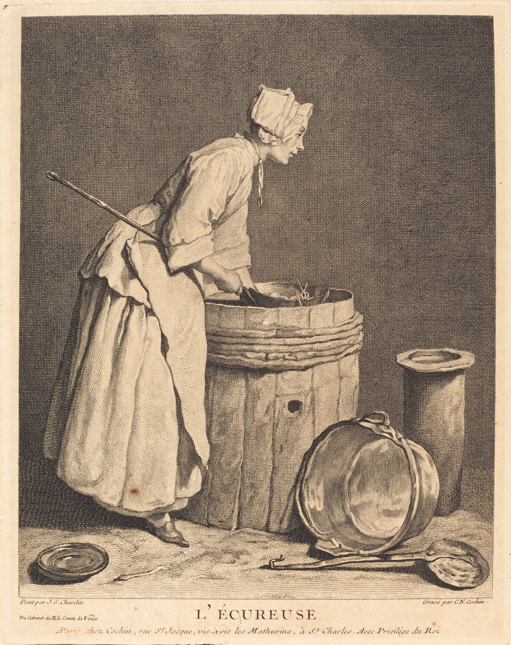 Orava tekijältä Charles Nicolas Cochin I after Jean Siméon Chardin