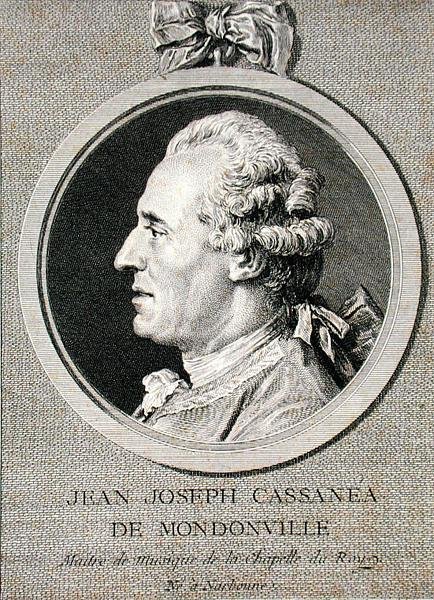 Jean Joseph Cassanea de Mondonville (1711-72), kaiverrus Augustin de Saint-Aubin (1736-1807) 1768 (kaiverrus) tekijältä Charles Nicolas II (after) Cochin