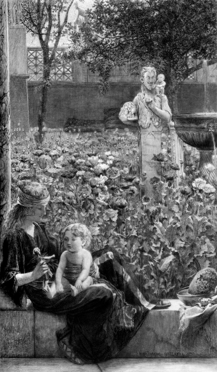 Cildish Affections, c1880-1882. tekijältä Charles Olivier Murray