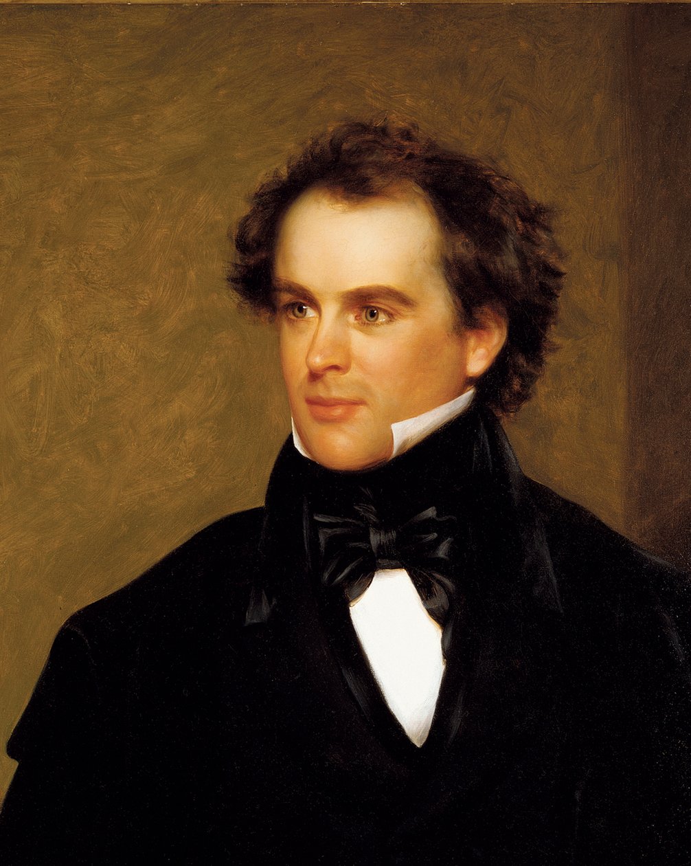 Nathaniel Hawthorne (1804-64) 1840 (öljy kankaalle) tekijältä Charles Osgood