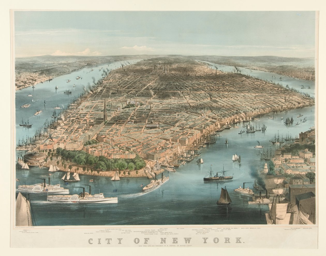 New Yorkin kaupunki tekijältä Charles Parsons