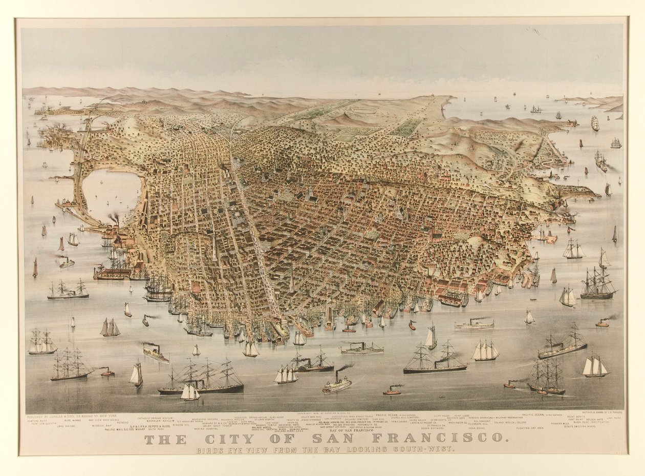 San Franciscon kaupunki - lintu tekijältä Charles Parsons