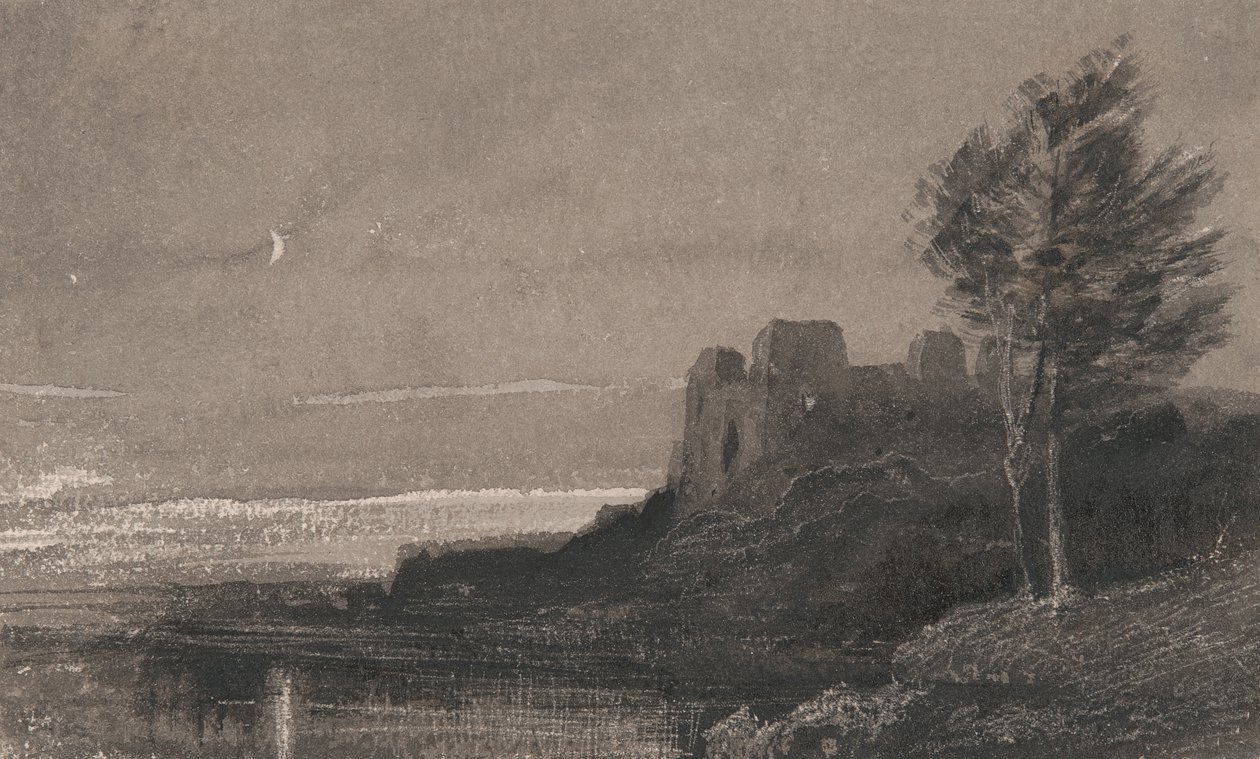 Linna veden äärellä kuunvalossa tekijältä Charles Parsons Knight