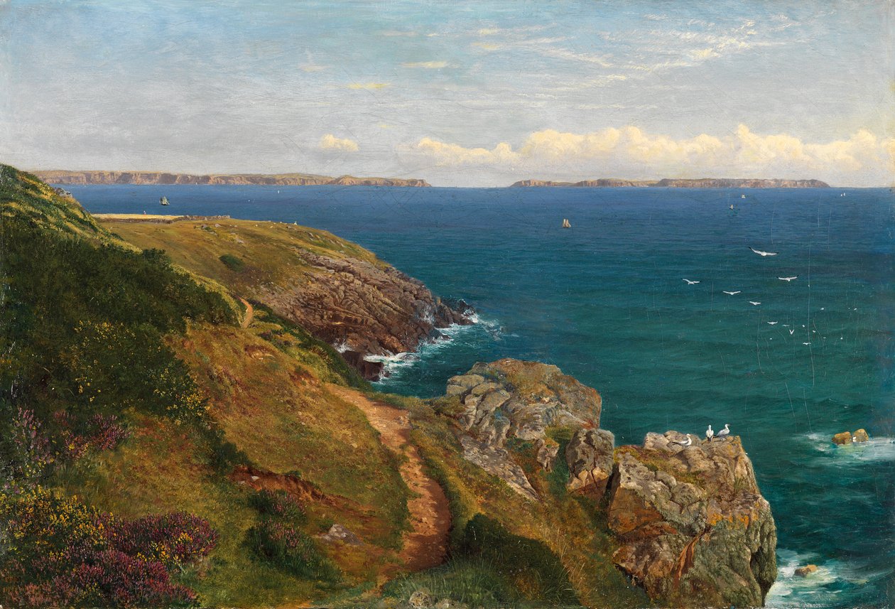 Tuoreet merituulet (öljy kankaalle) tekijältä Charles Parsons Knight