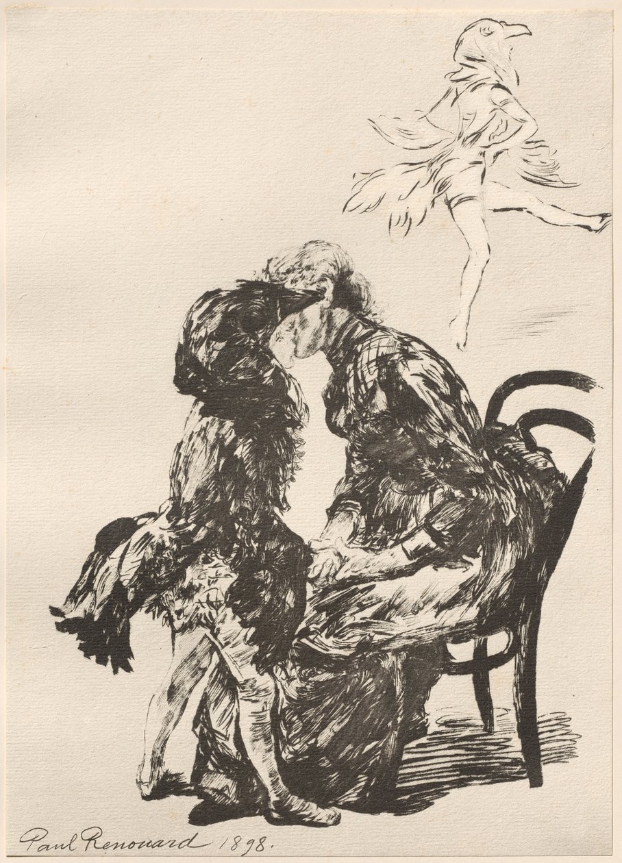 Ennen balettia, 1898. tekijältä Charles Paul Renouard