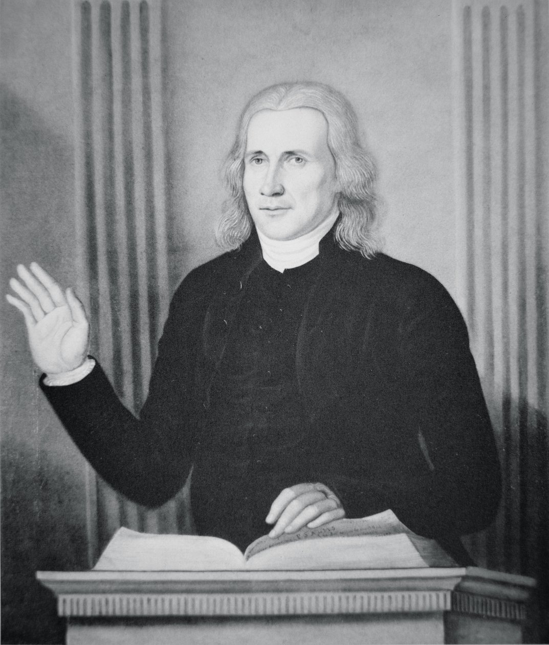 Francis Asbury (lito)finès tekijältä Charles Peale (after) Polk