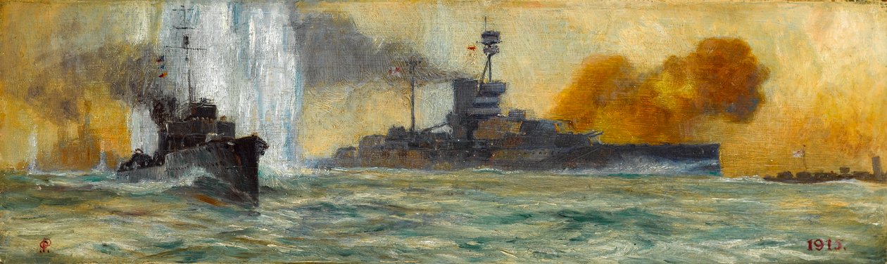 Naval Encounter, 1915 tekijältä Charles Pearse
