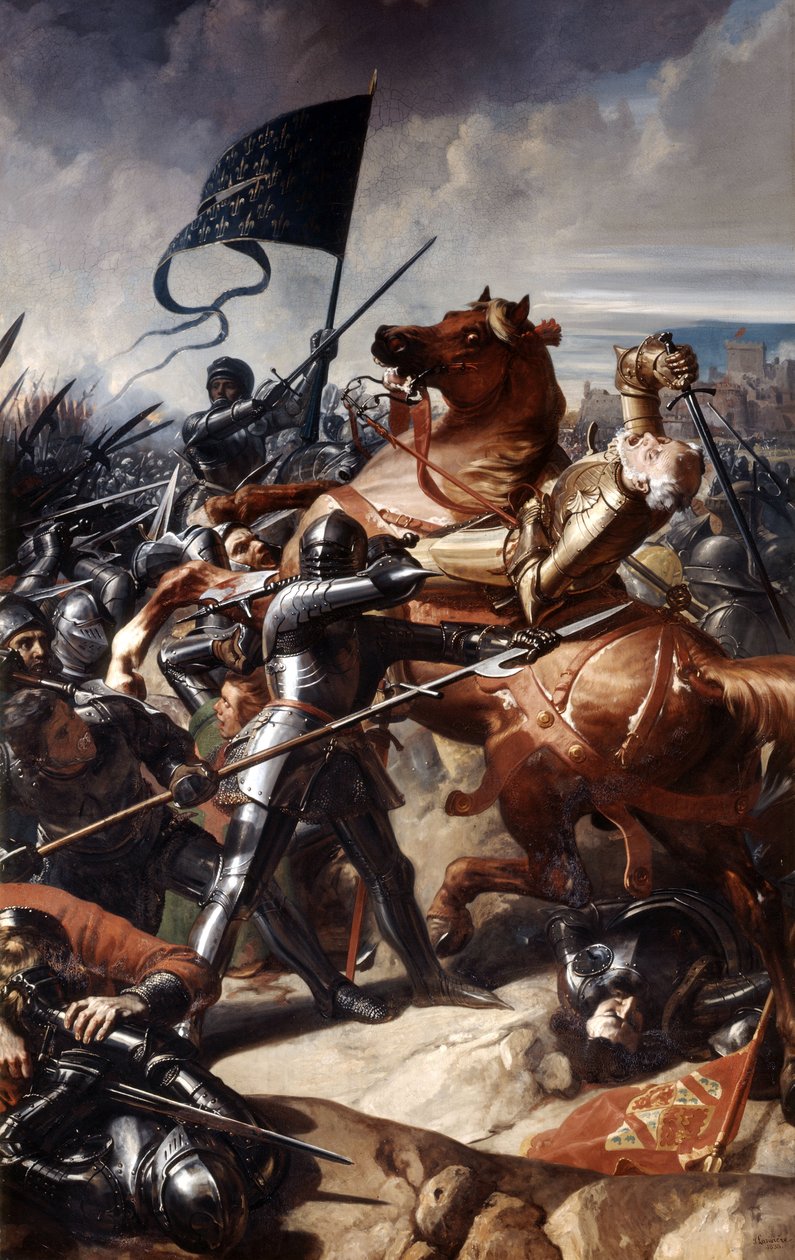Castillonin taistelu, 17. heinäkuuta 1453, 1838 tekijältä Charles Philippe Lariviere