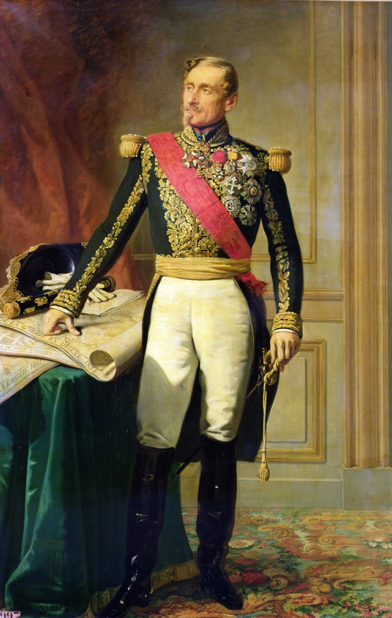 Ranskan marsalkka Armand Jacques Achille Leroy de Saint Arnaud (1796-1854) tekijältä Charles Philippe Lariviere
