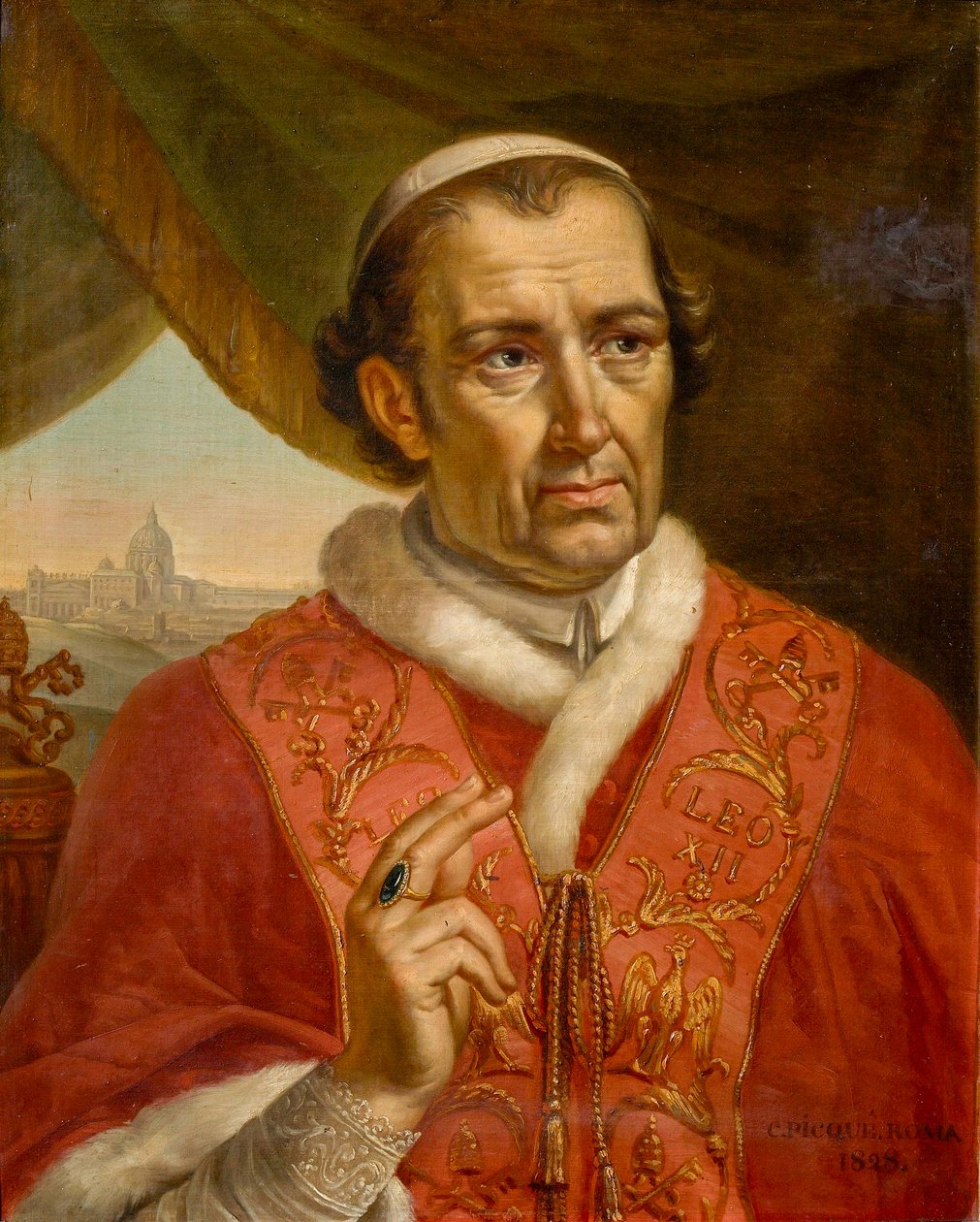 Paavi Leo XII:n muotokuva tekijältä Charles Picqué