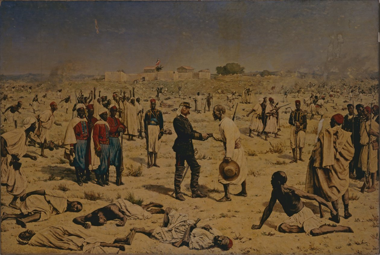 Medinan toimittaminen Senegaliin 18. heinäkuuta 1857. tekijältä Charles Porion