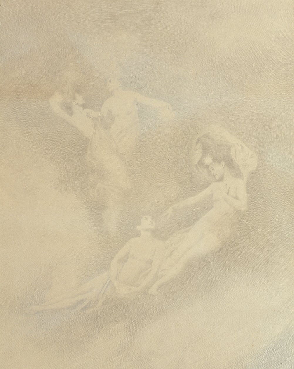 Henkiä sumussa (silverpoint) tekijältä Charles Prosper Sainton