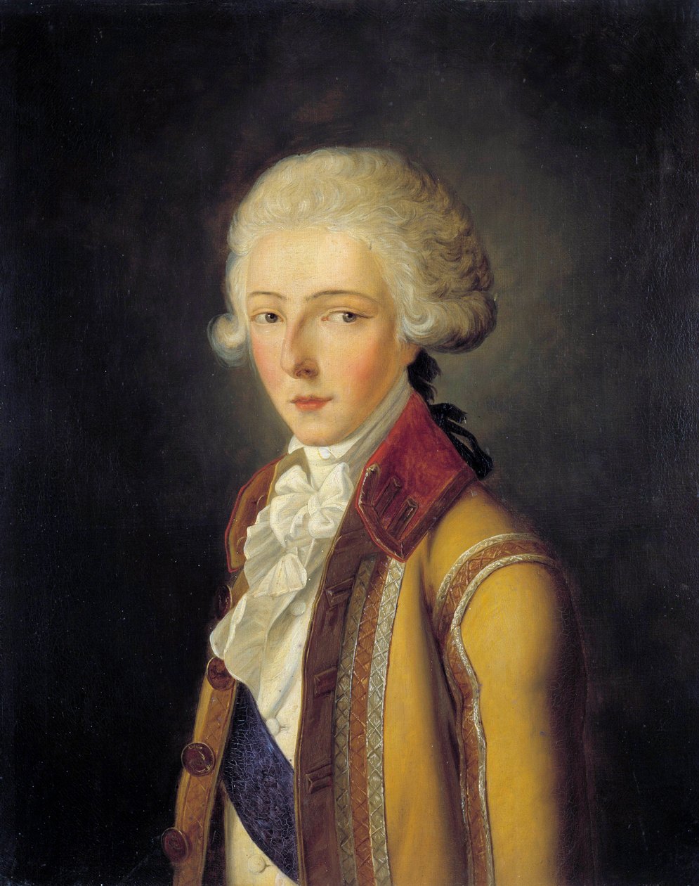 Louis Antoine Henri de Bourbon-Conden, Enghienin herttuan (1772-1804) muotokuva - kuvaa noin vuodelta 1788, ja hänellä on yllään "Conden talosta" peräisin oleva metsästysväri. Charles Rauchin (1791-1857) maalaus 1836. Dim. 0,65x0,54 m. - Louis-Antoin muoto tekijältä Charles Rauch