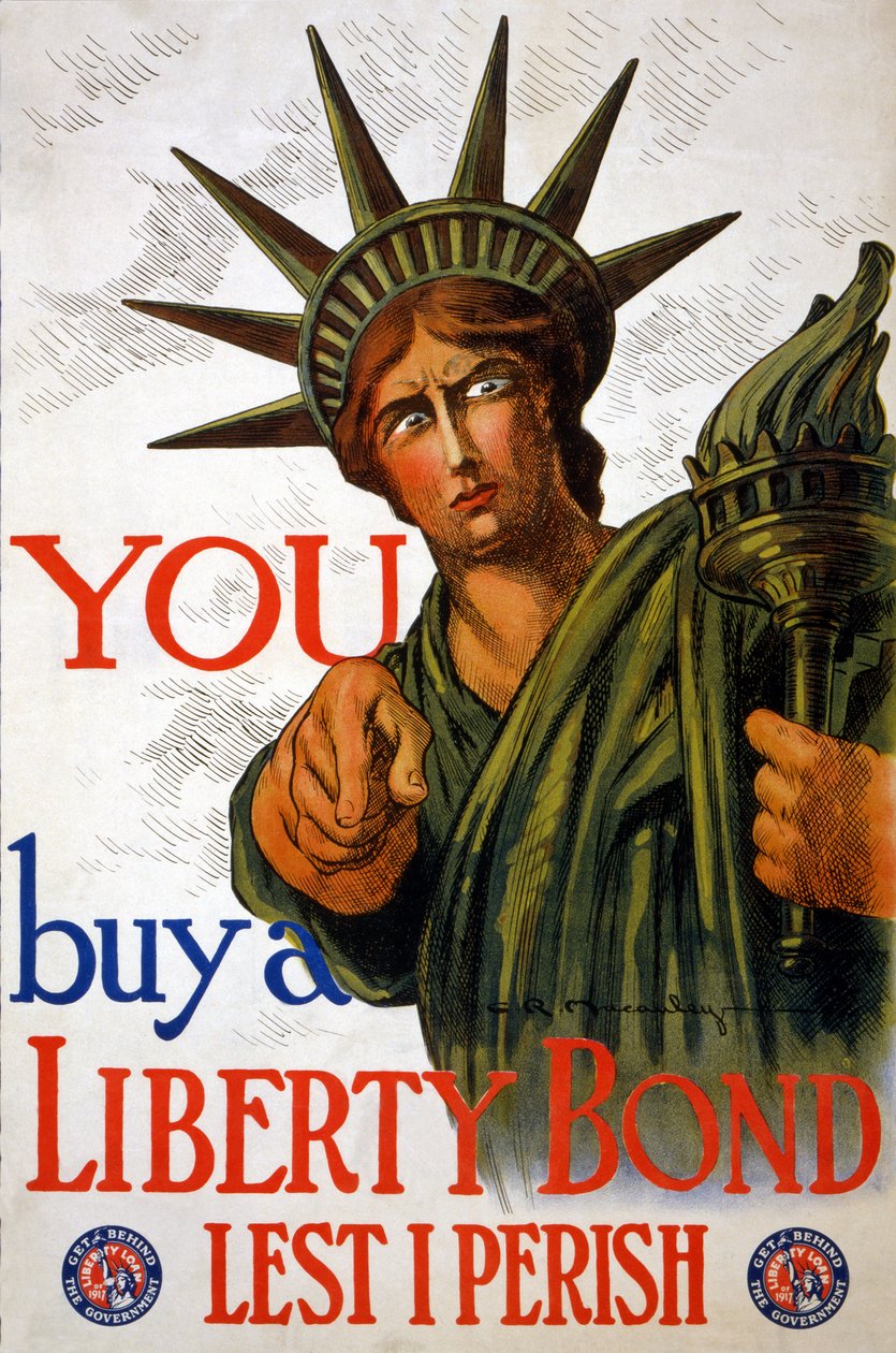 SINÄ ostat Liberty Bondin, 1917 tekijältä Charles Raymond Macauley