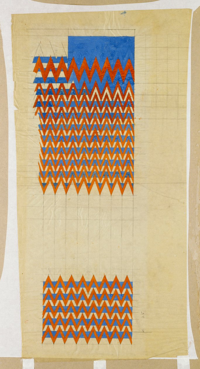 Kankaan suunnittelu tekijältä Charles Rennie Mackintosh
