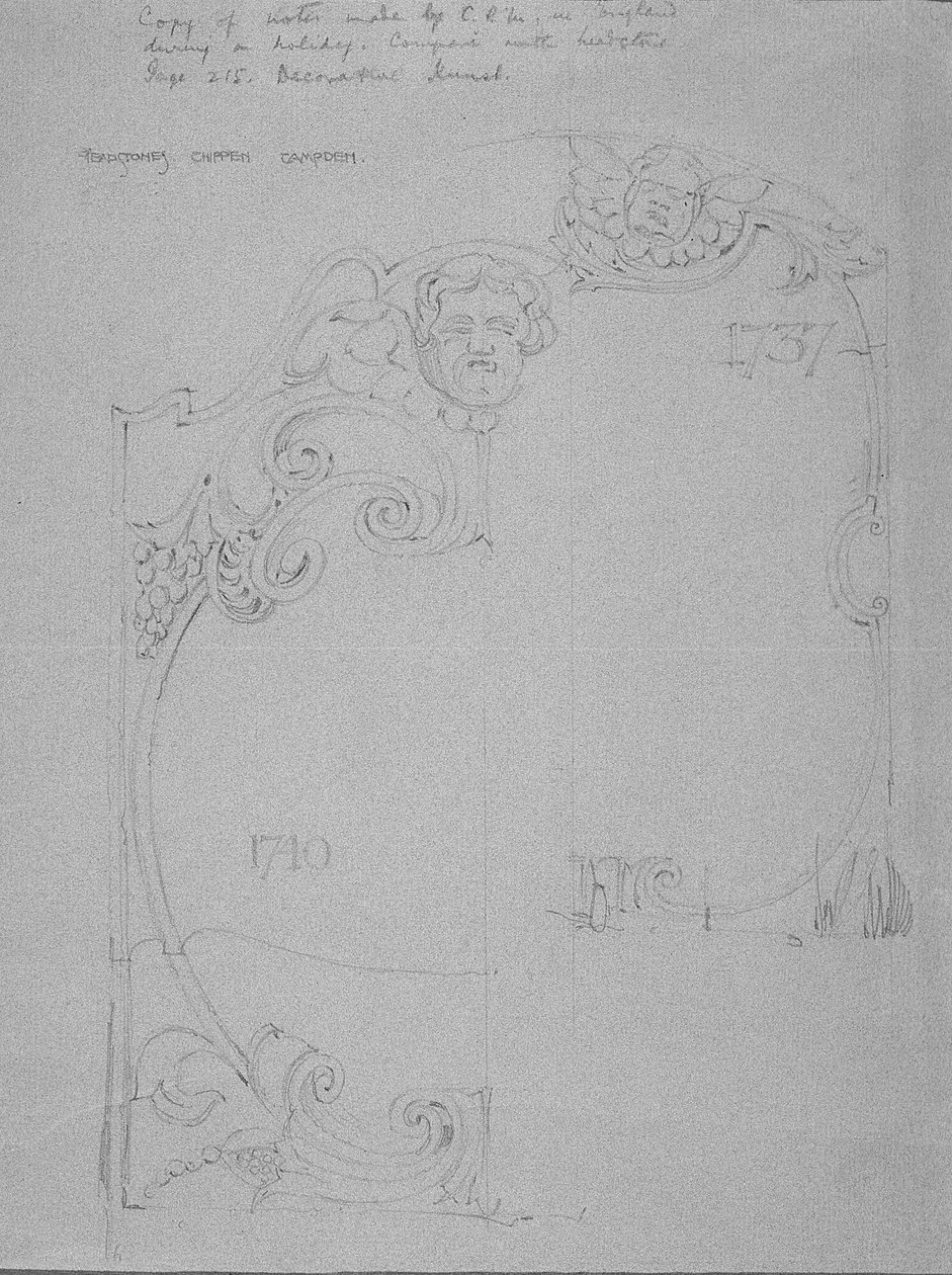 Hautakivet, Chipping Camden, Gloucestershire tekijältä Charles Rennie Mackintosh