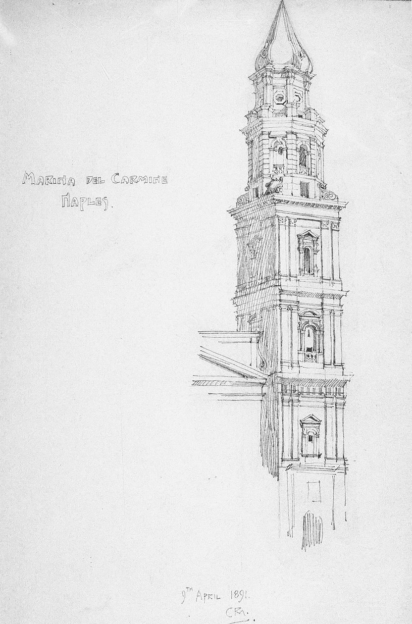 Marian del Carmine, Napoli tekijältä Charles Rennie Mackintosh