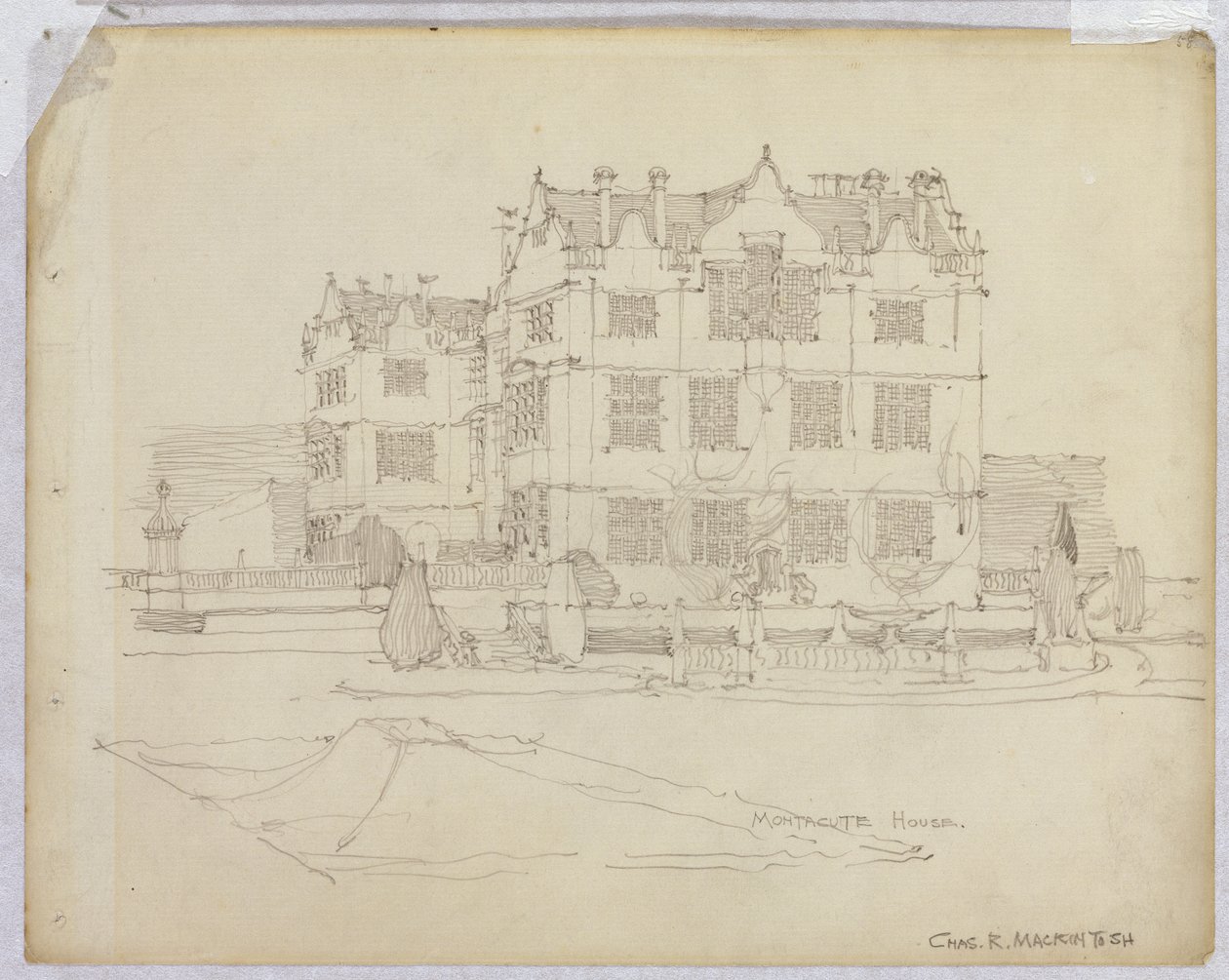 Montacute House, Somerset tekijältä Charles Rennie Mackintosh