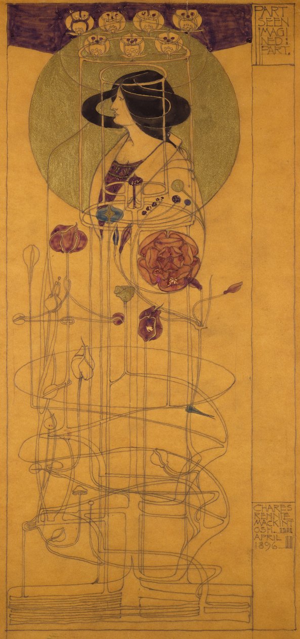 Osa nähty, kuviteltu osa tekijältä Charles Rennie Mackintosh