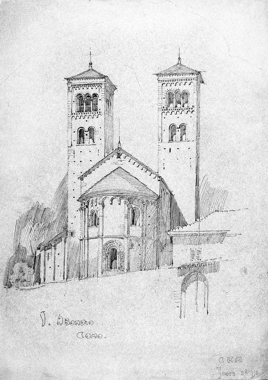 S. Abondio, Como, 1891 tekijältä Charles Rennie Mackintosh