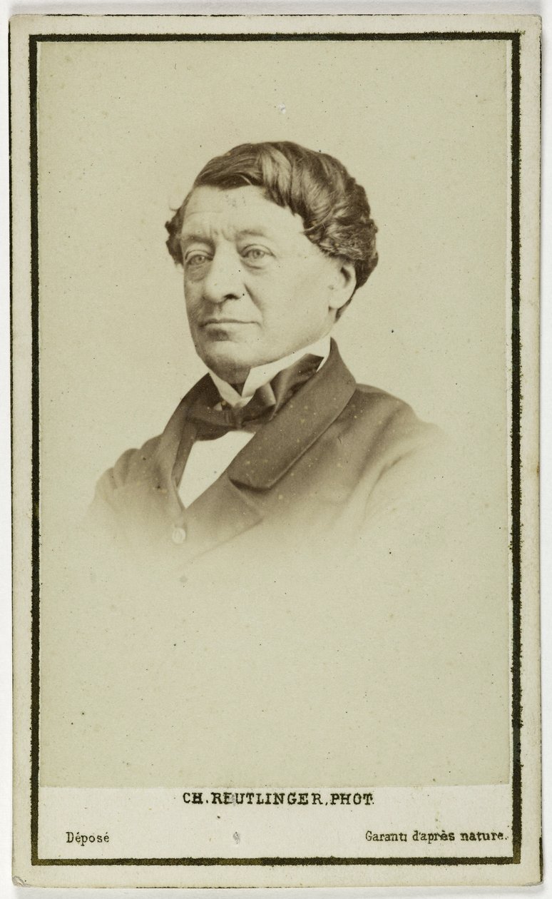 Muotokuva Laborde Léonista, diplomaatista, arkeologista ja Louvren kuraattorista, n. 1860-1890 (kuva) tekijältä Charles Reutlinger