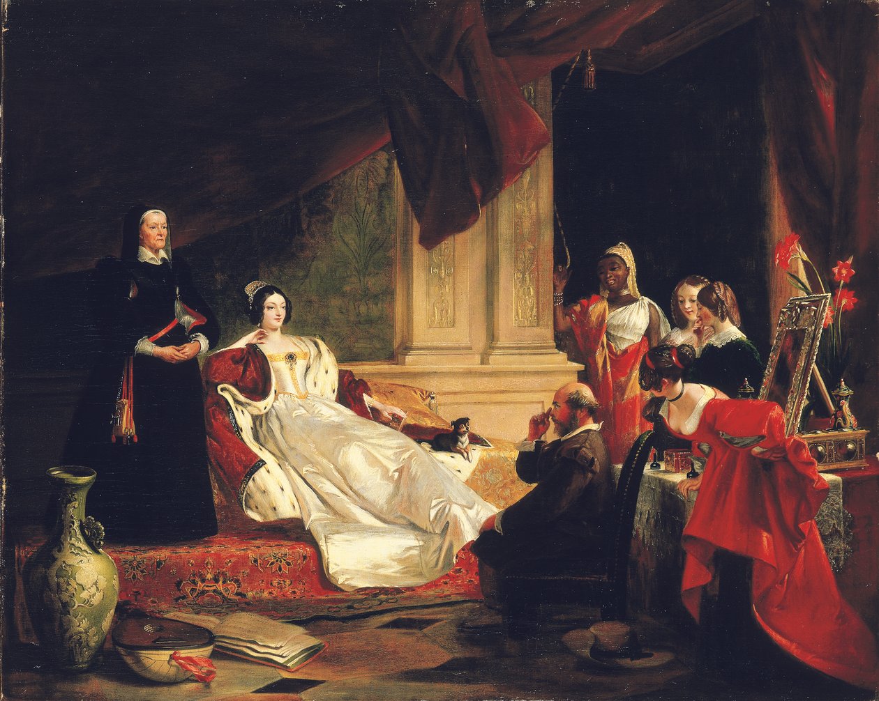 Sancho Panza herttuattaren asunnossa, 1857 tekijältä Charles Robert Leslie