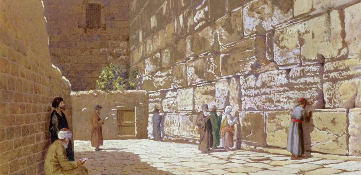 Ittumuuri, Jerusalemissa, 1872 tekijältä Charles Robertson