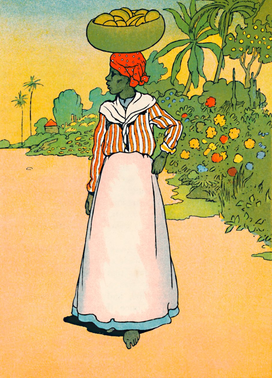 Street Jamaikalla, 1912 tekijältä Charles Robinson