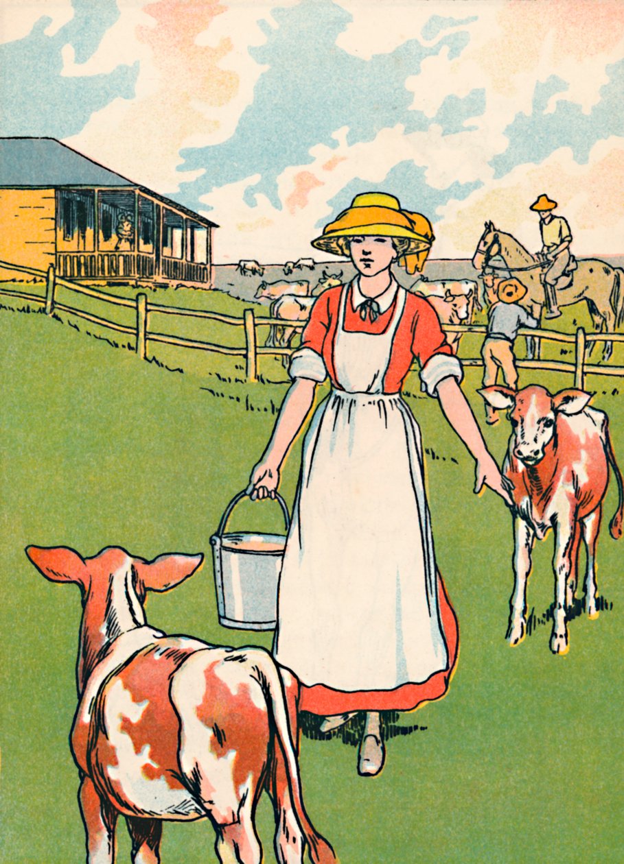 Australian maitotila, 1912 tekijältä Charles Robinson
