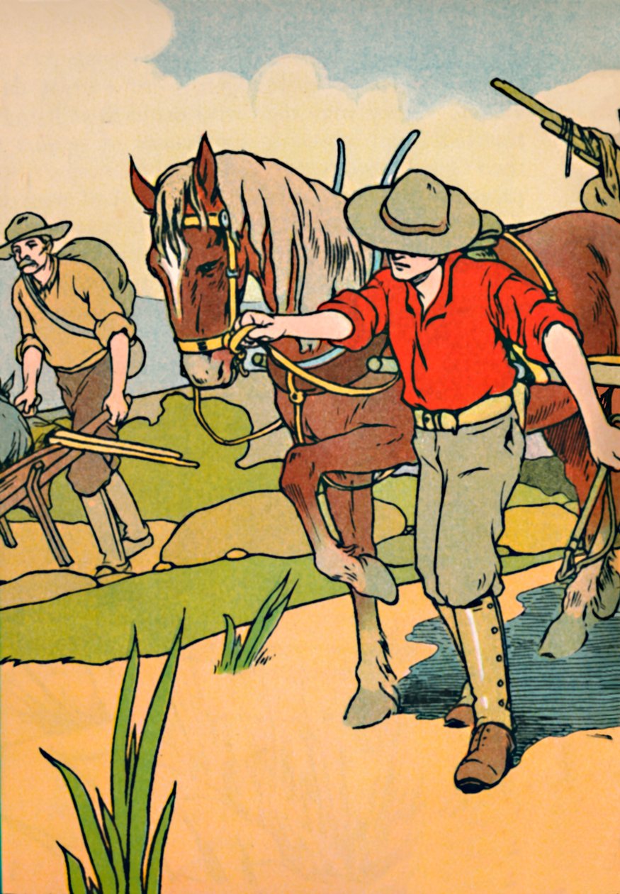 Kulta-kentille, 1912 tekijältä Charles Robinson