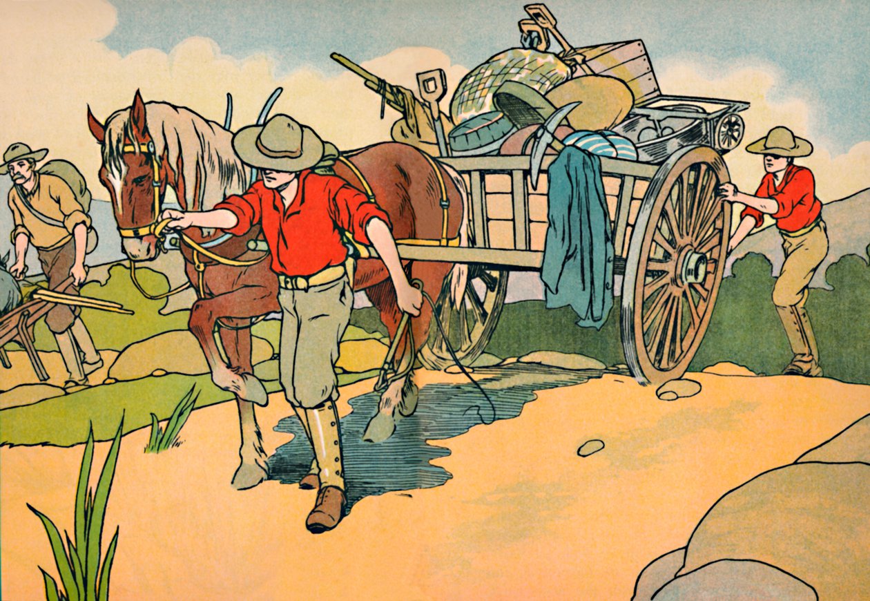 Kulta-kentille, 1912 tekijältä Charles Robinson