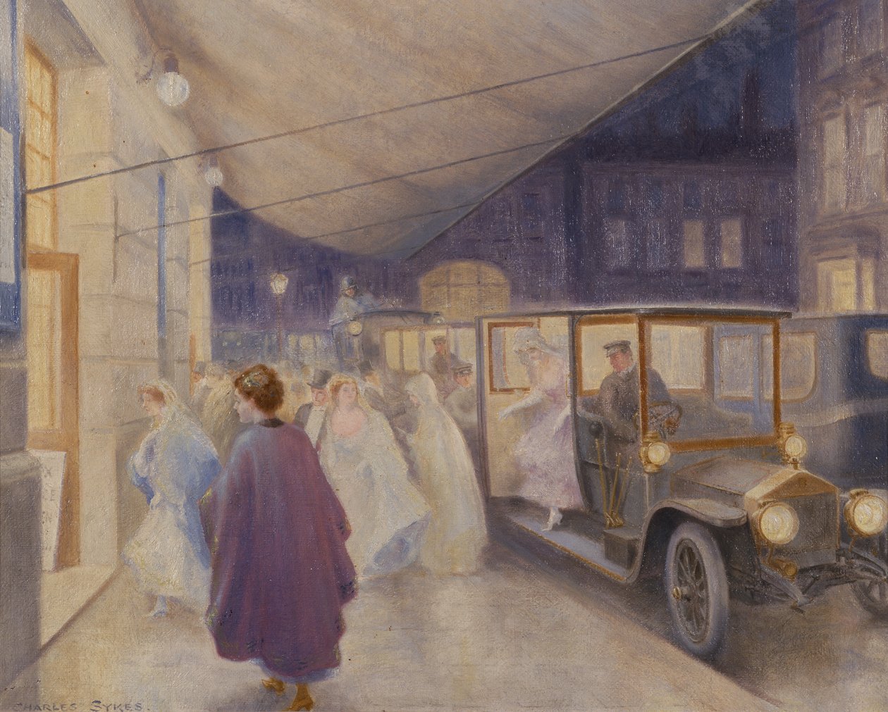 Saapuminen oopperaan tekijältä Charles Robinson Sykes