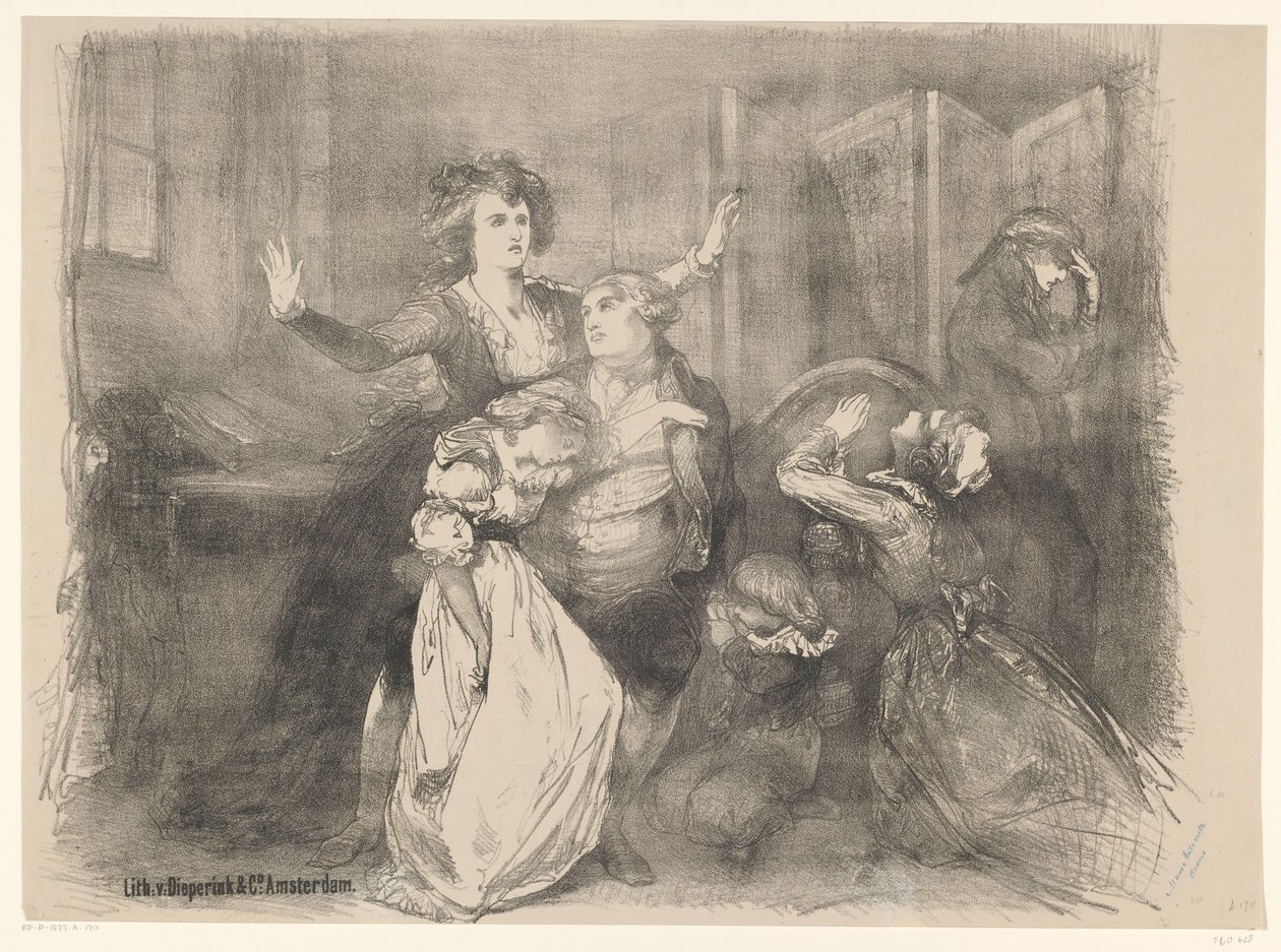 Escena del drama escènic Maria Antonieta Acaben els anuncis de ballets i obres de teatre representades a l