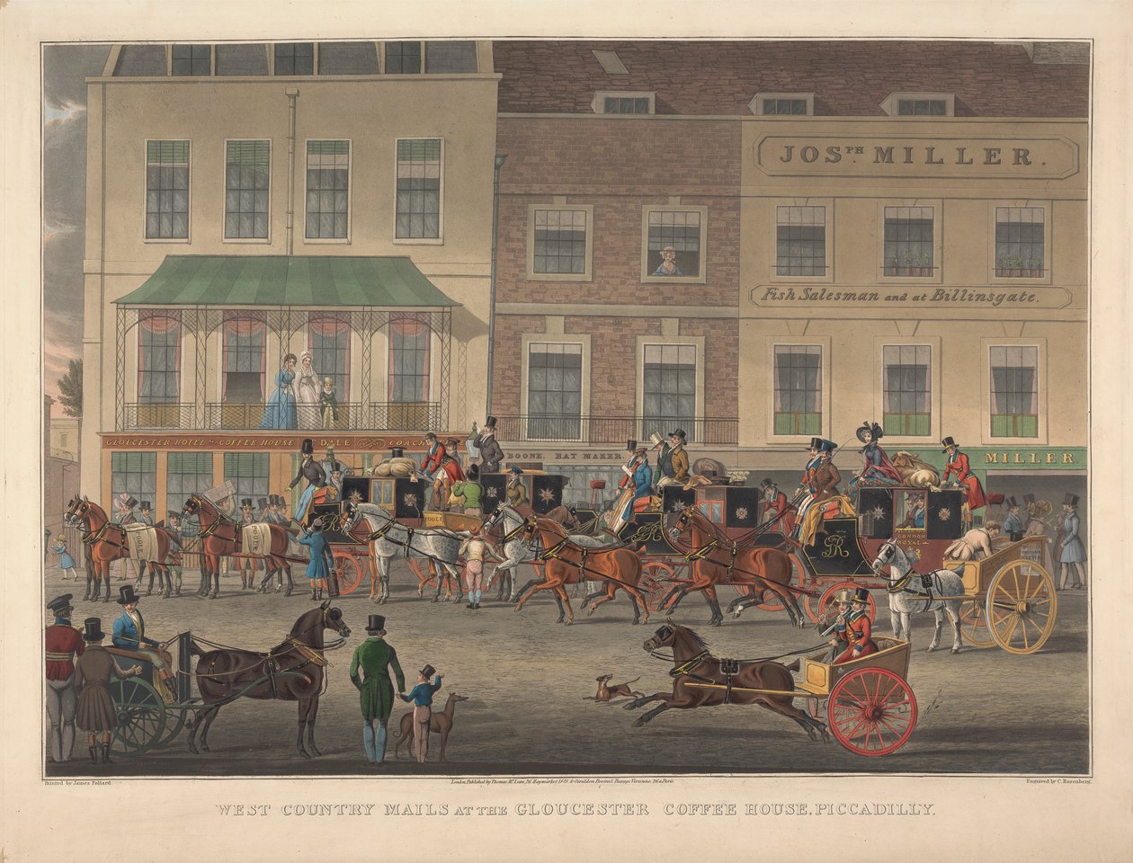 West Country Mails Gloucester Coffee Housessa, Piccadillyssa tekijältä Charles Rosenberg