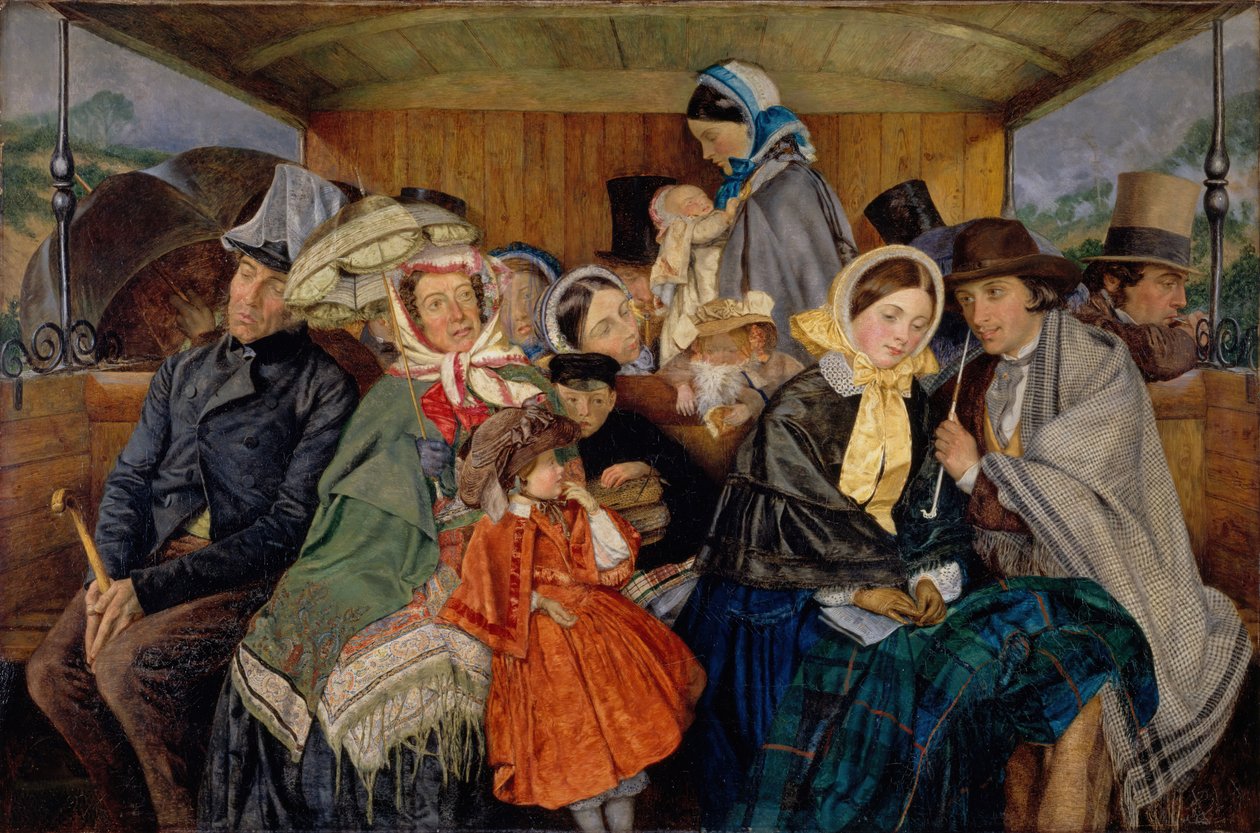 Brighton and Back for Three and Sixpence, 1859. tekijältä Charles Rossiter