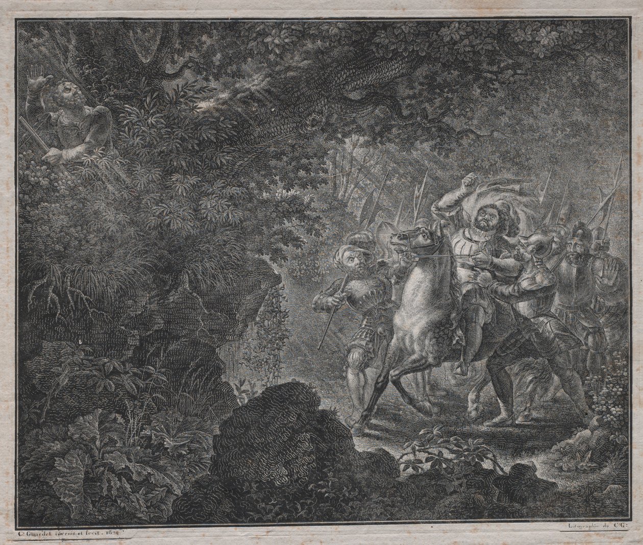 William Tell Kuessnachtissa, 1820. tekijältä Charles Samuel Girardet