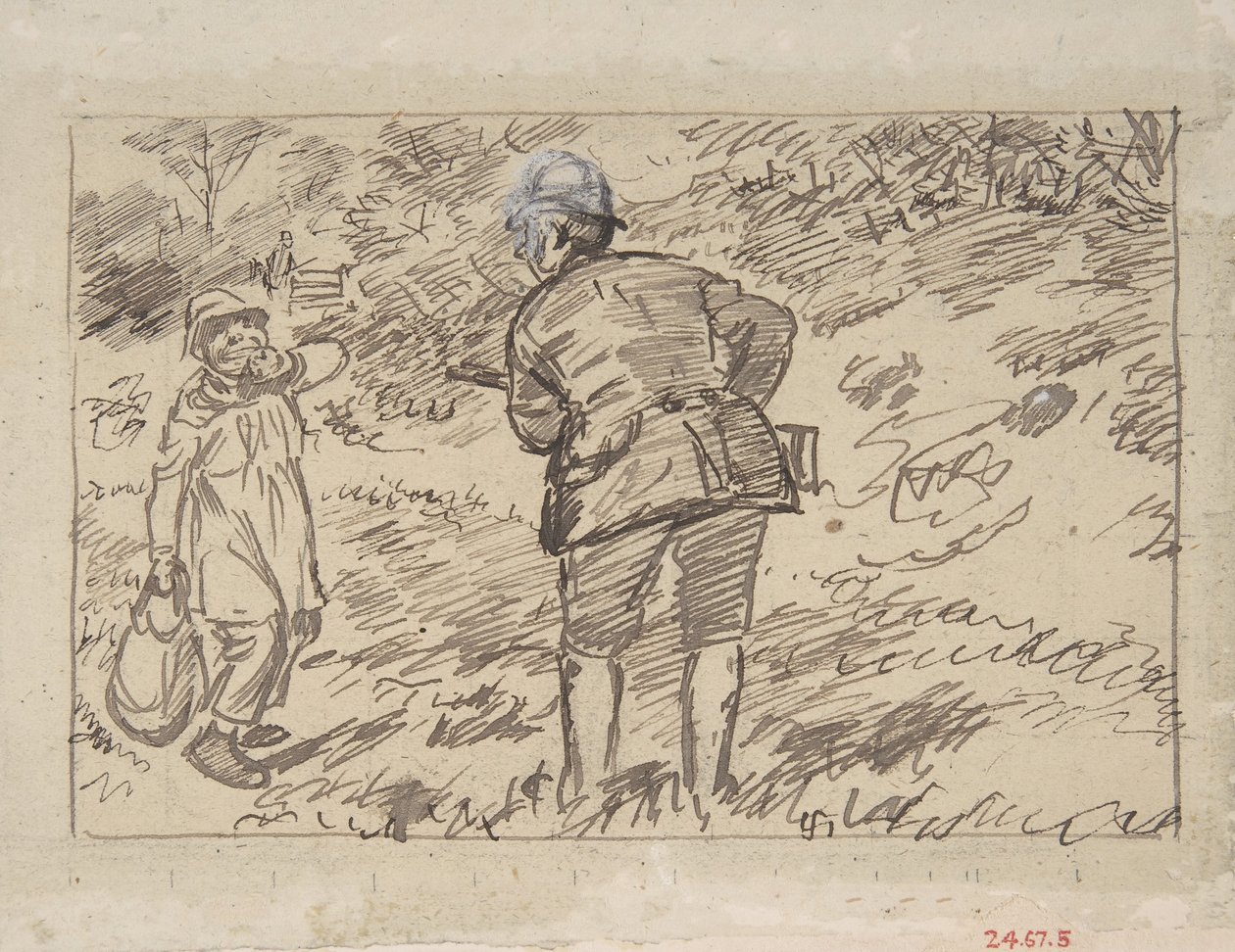 Varoitus, 1870-1891. tekijältä Charles Samuel Keene
