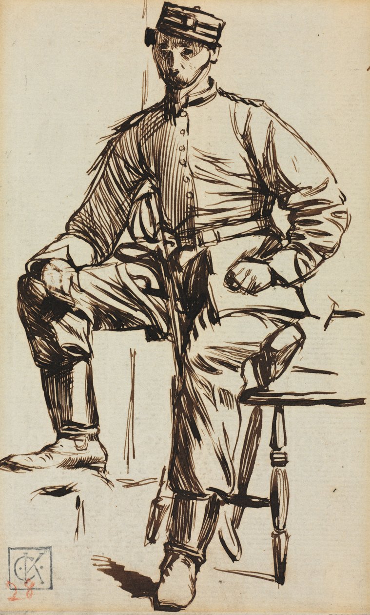 Charles Keene vapaaehtoisena. tekijältä Charles Samuel Keene