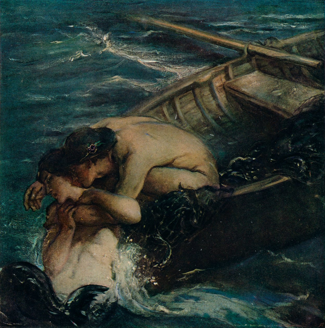 Merenneito, 1909 tekijältä Charles Shannon