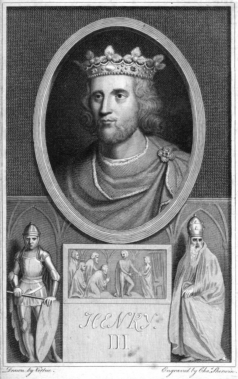 Henrik III Englannista, 1700-luku. tekijältä Charles Sherwin