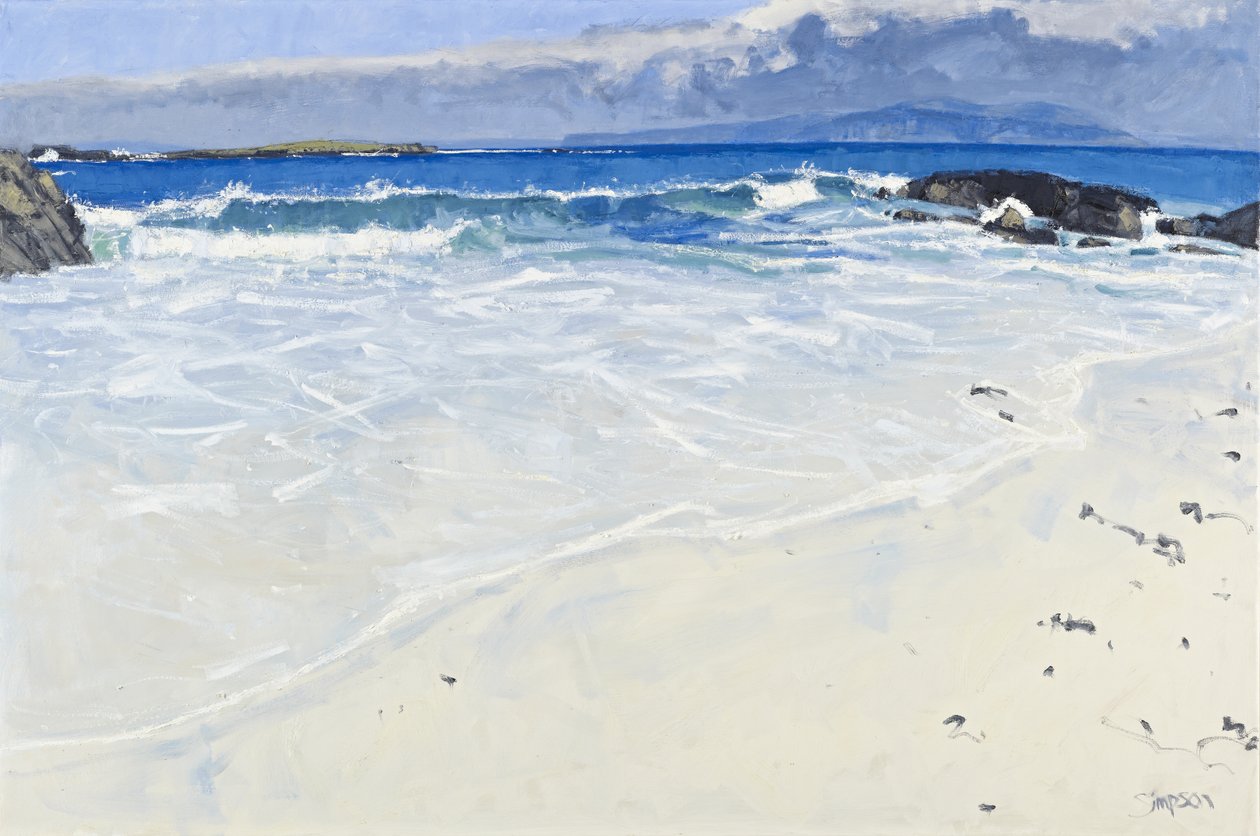 Myrskyn jälkeen, Iona, 2010 (öljy kankaalle) tekijältä Charles Simpson