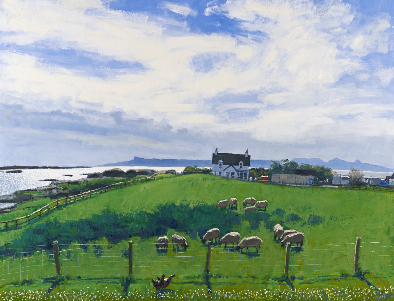 Bunacaimbe, 2012 (öljy kankaalle) tekijältä Charles Simpson