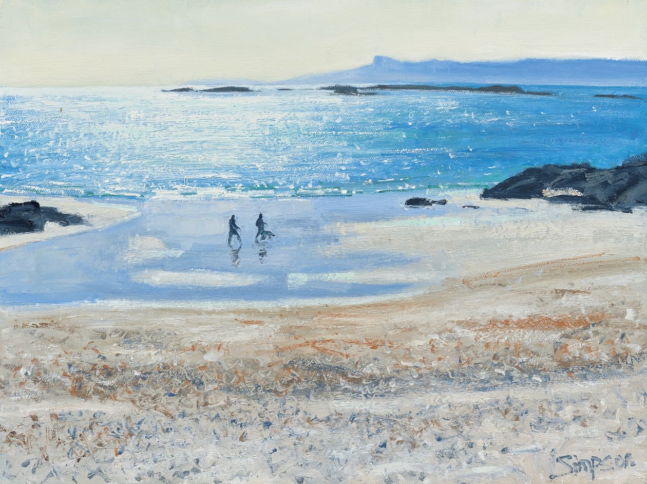 Rannan ylitys, 2014 (öljy kankaalle) tekijältä Charles Simpson