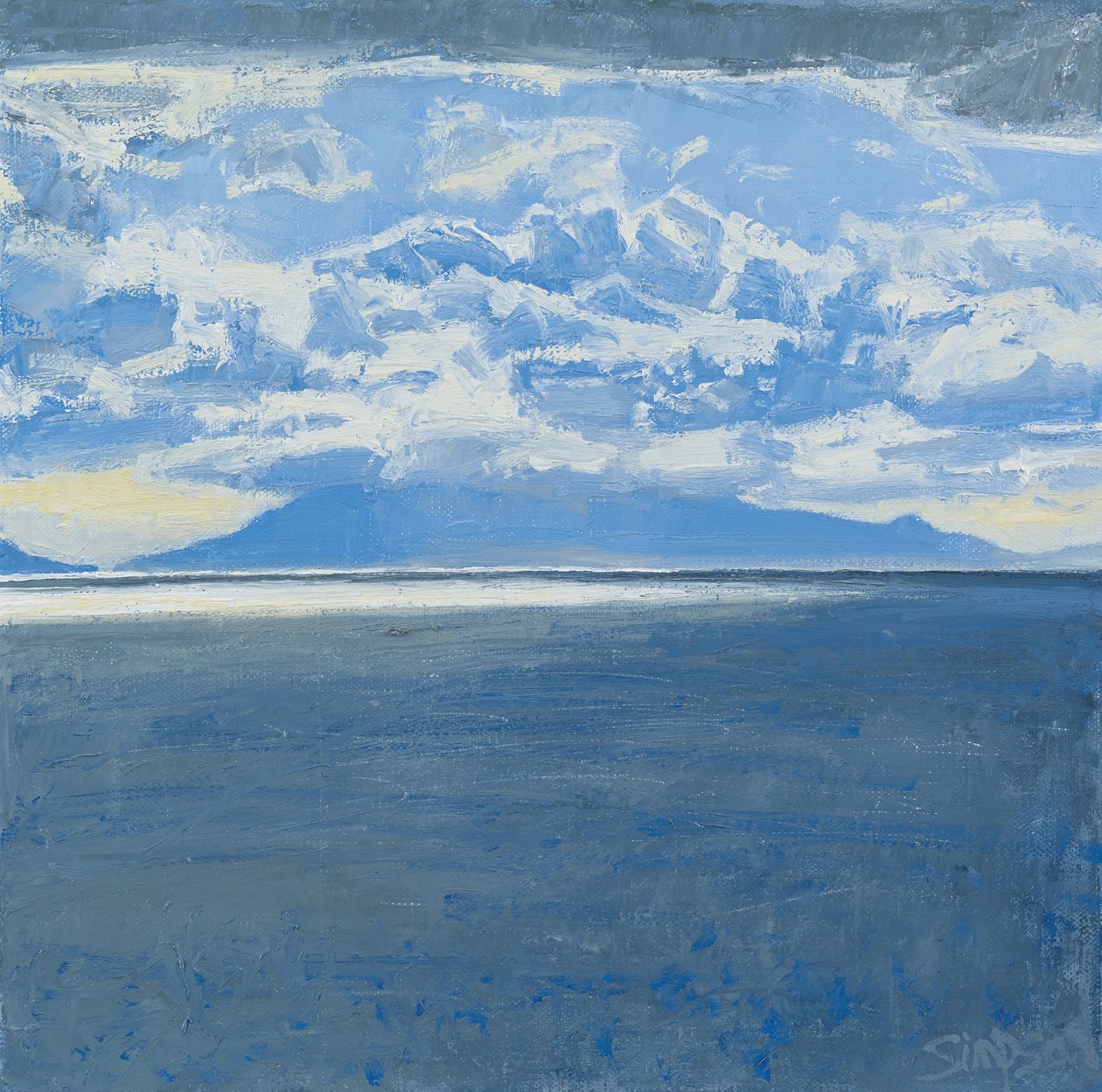 Pimeä meri, rommi, 2015 (öljy kankaalle) tekijältä Charles Simpson