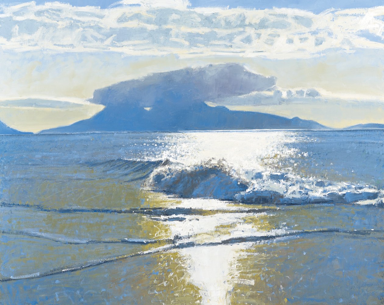 Iltameri, 2014 (öljy kankaalle) tekijältä Charles Simpson