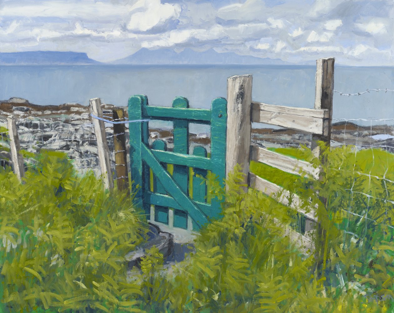 Portti, 2012 (öljy kankaalle) tekijältä Charles Simpson