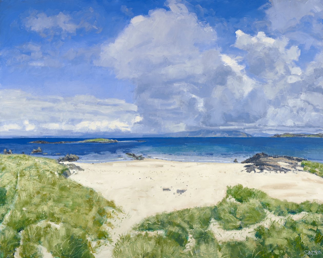 Iona North End, 2015 (öljy kankaalle) tekijältä Charles Simpson