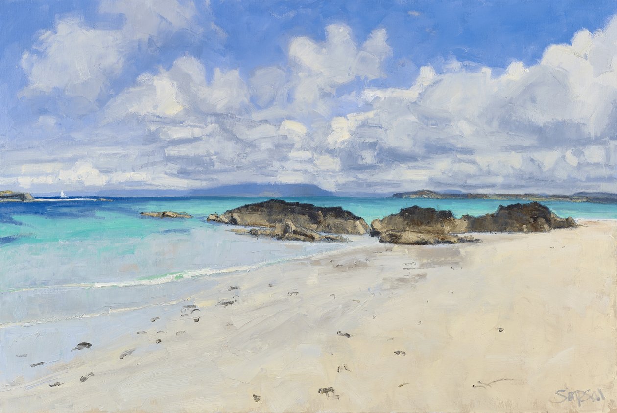 Iona Summer (The Finger), 2015 (öljy kankaalle) tekijältä Charles Simpson