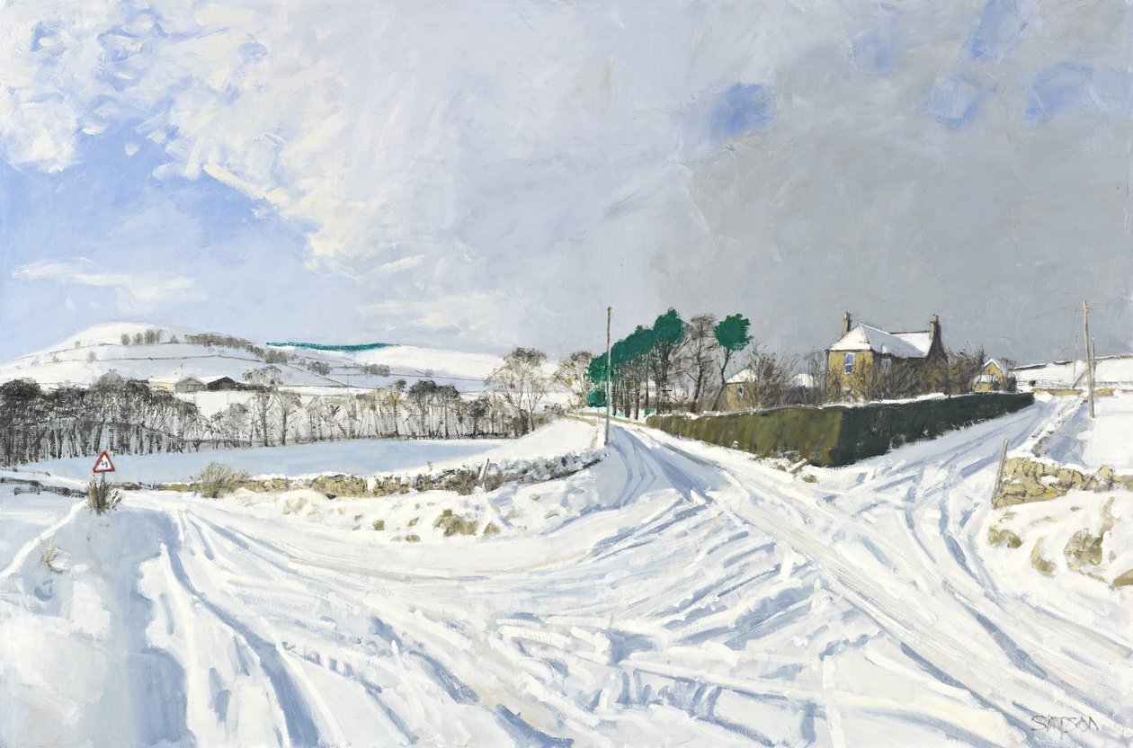 Newhall, 2011 (öljy kankaalle) tekijältä Charles Simpson